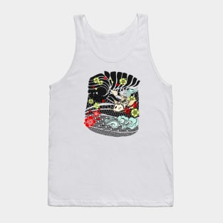 Koi Fish Tattoo Tank Top